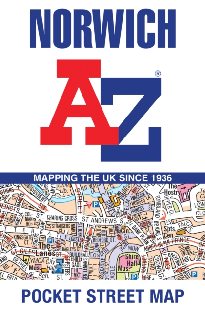 Norwich A-Z Pocket Street Map, Paperback / softback Book