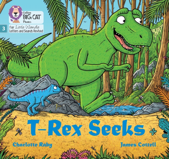 T-Rex Seeks : Phase 3 Set 1 Blending Practice, Paperback / softback Book