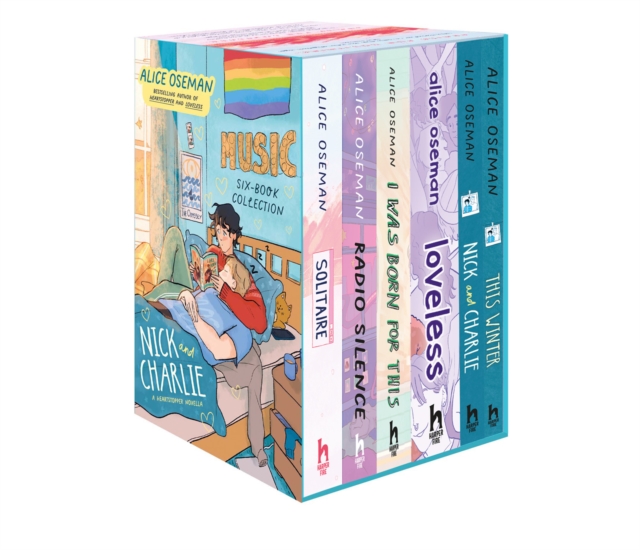 Alice Oseman Six-Book Collection Box Set (Solitaire, Radio Silence, I Was Born For This, Loveless, Nick and Charlie, This Winter), Multiple-component retail product, slip-cased Book