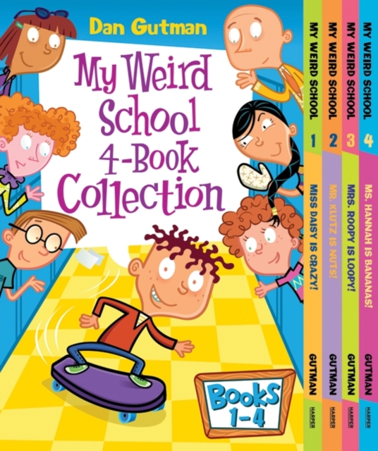 My Weird School 4-Book Collection with Bonus Material : My Weird School #1: Miss Daisy Is Crazy!; My Weird School #2: Mr. Klutz Is Nuts!; My Weird School #3: Mrs. Roopy Is Loopy! and My Weird School #, EPUB eBook