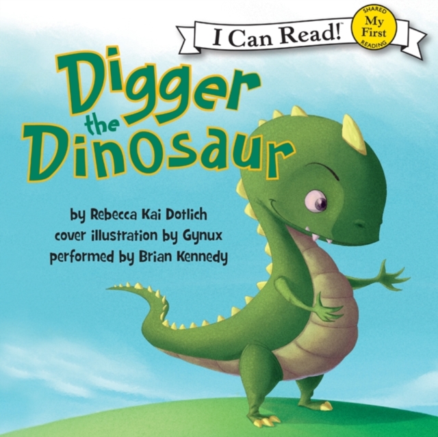 Digger the Dinosaur, eAudiobook MP3 eaudioBook