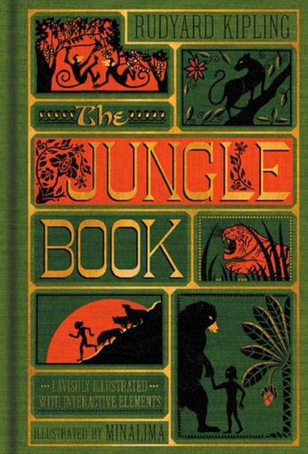 The Jungle Book (MinaLima Edition) (Illustrated with Interactive Elements), Hardback Book