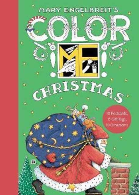 Mary Engelbreit's Color ME Christmas Book of Postcards : A Christmas Holiday Book for Kids, Paperback / softback Book