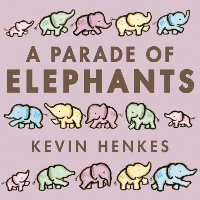 A Parade of Elephants Board Book, Board book Book