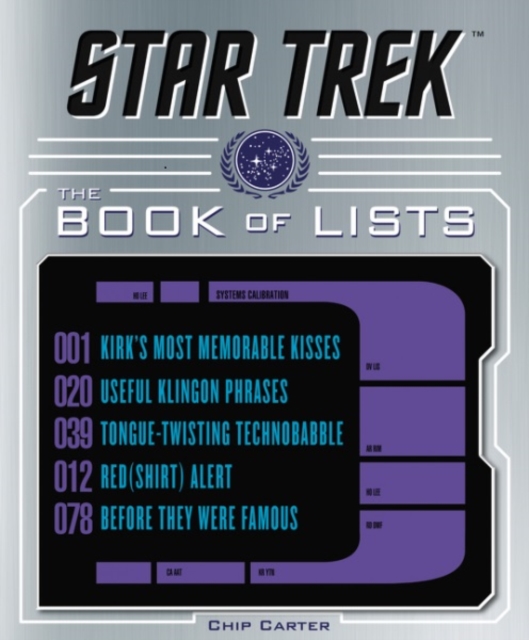 Star Trek: The Book of Lists, Hardback Book