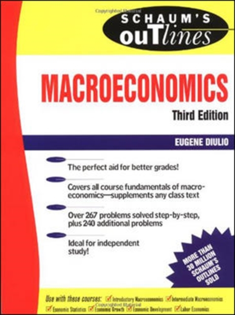 Schaum's Outline of Macroeconomics, Paperback / softback Book