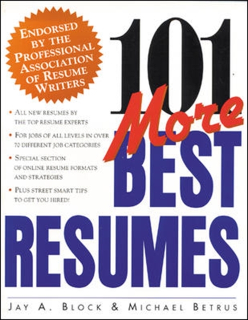 101 More Best Resumes, Hardback Book