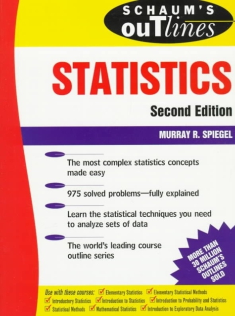 Schaum's Outline of Statistics, Paperback Book