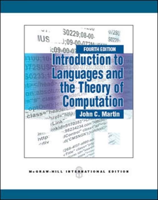 Introduction to Languages and the Theory of Computation, Paperback / softback Book
