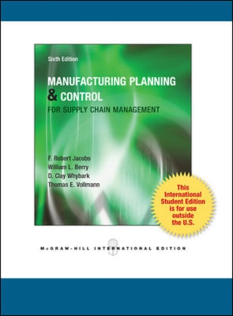 Manufacturing Planning and Control for Supply Chain Management, Paperback / softback Book
