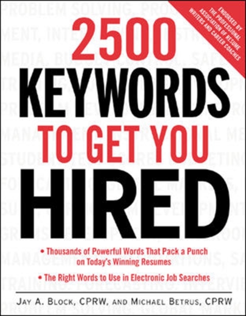 2500 Keywords to Get You Hired, Paperback / softback Book