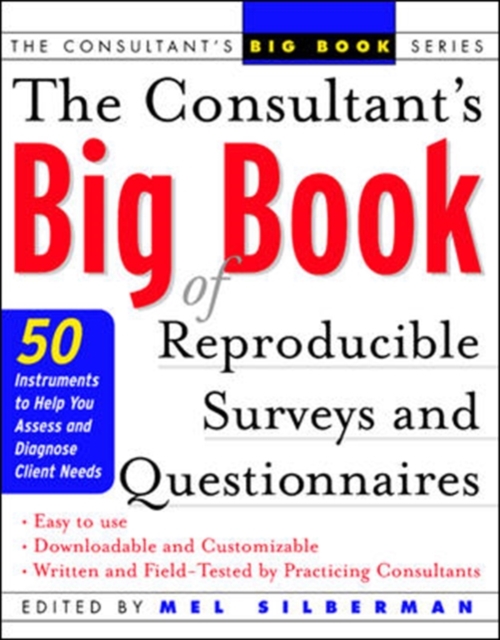The Consultant's Big Book of Reproducible Surveys and Questionnaires, Paperback / softback Book