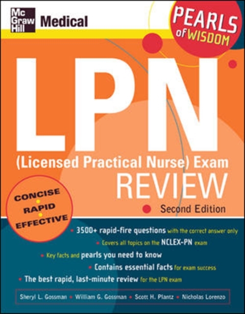 LPN (Licensed Practical Nurse) Exam Review: Pearls of Wisdom, Second Edition, Paperback / softback Book