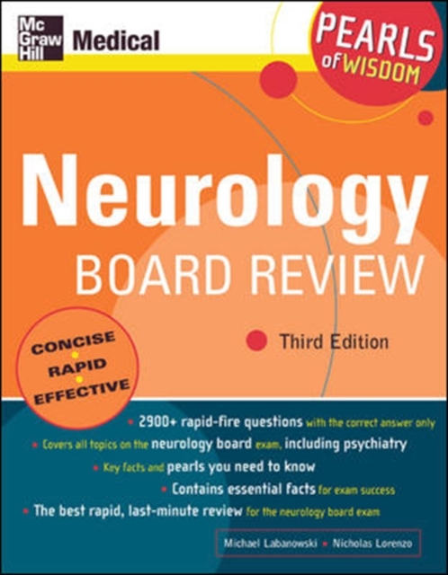 Neurology Board Review: Pearls of Wisdom, Third Edition, Paperback / softback Book