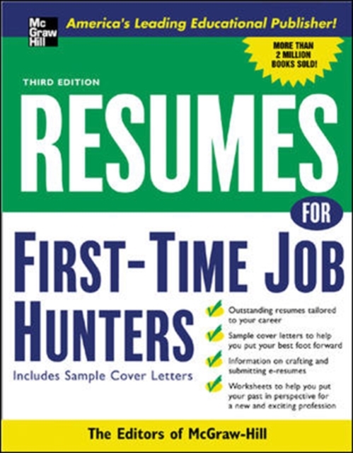 Resumes for First-Time Job Hunters, Third edition, PDF eBook