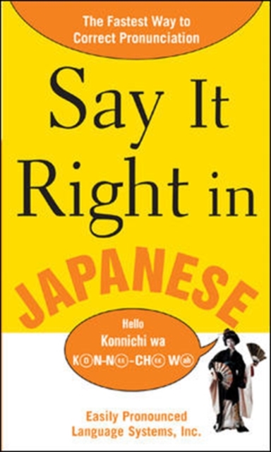 Say It Right In Japanese,  Book