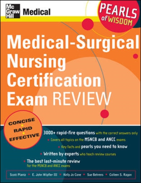 Medical-surgical Nursing Certification Exam Review : Pearls of Wisdom, Paperback Book