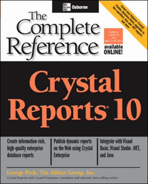 Crystal Reports 10: The Complete Reference, PDF eBook