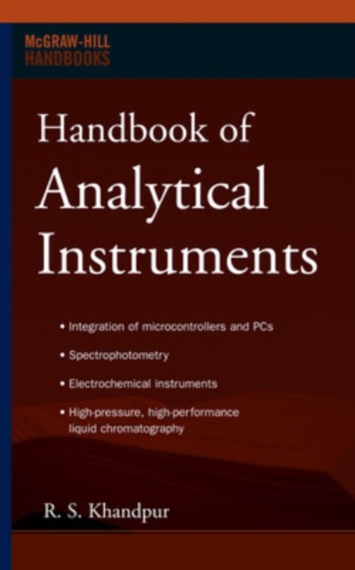 Handbook of Analytical Instruments, Hardback Book