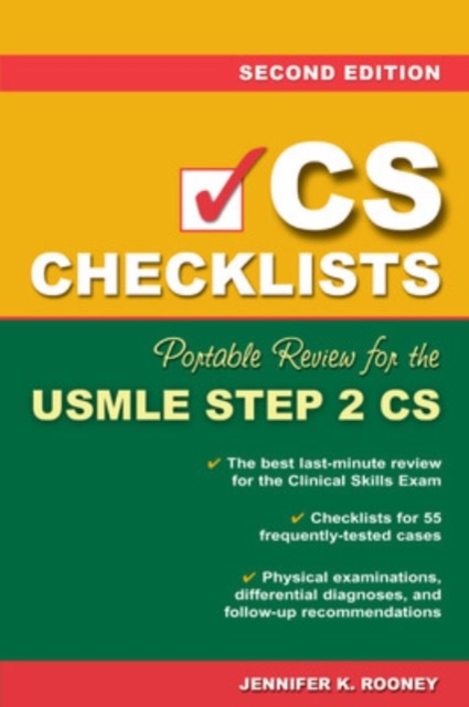 CS Checklists: Portable Review for the USMLE Step 2 CS, Second Edition, Paperback / softback Book