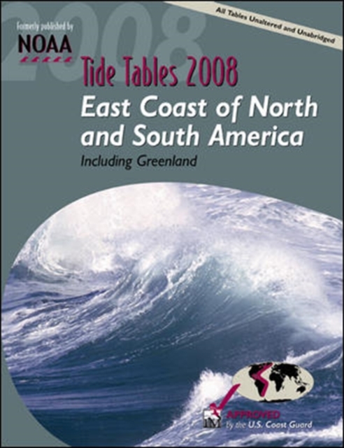 Tide Tables 2008: East Coast Fof N. and S. America, Paperback Book