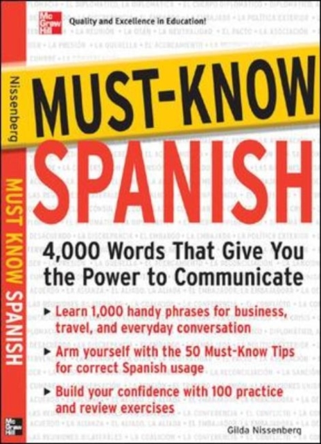 Must-Know Spanish : Essential Words For A Successful Vocabulary, EPUB eBook