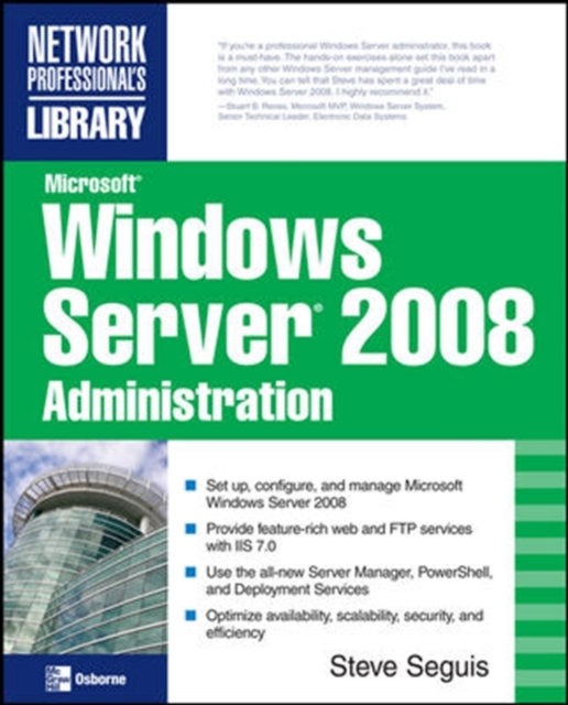 Microsoft Windows Server 2008 Administration, Paperback / softback Book