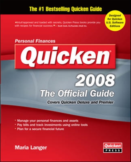 Quicken 2008 The Official Guide, Paperback Book