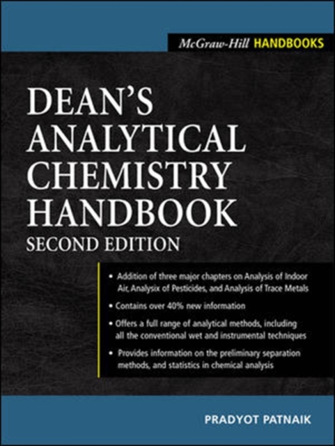 Dean's Analytical Chemistry Handbook, PDF eBook