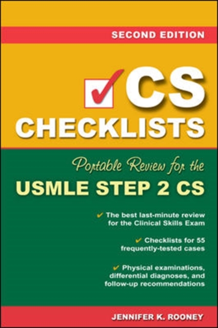 CS Checklists: Portable Review for the USMLE Step 2 CS, Second Edition, EPUB eBook