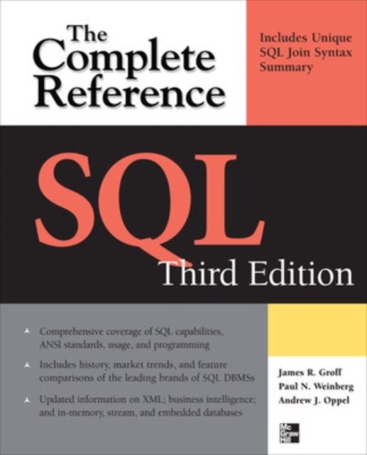 SQL The Complete Reference, Paperback / softback Book
