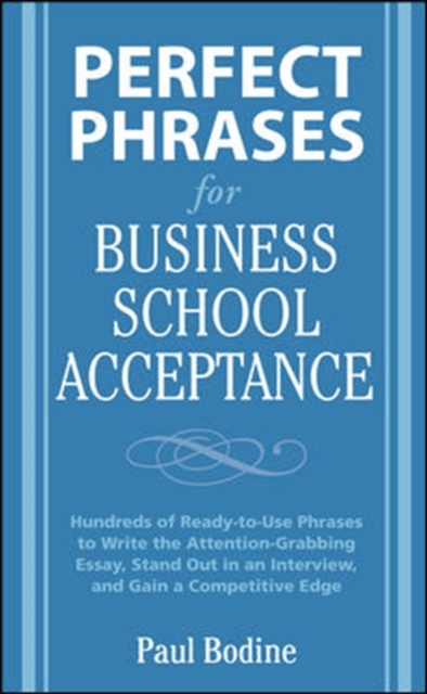 Perfect Phrases for Business School Acceptance, EPUB eBook