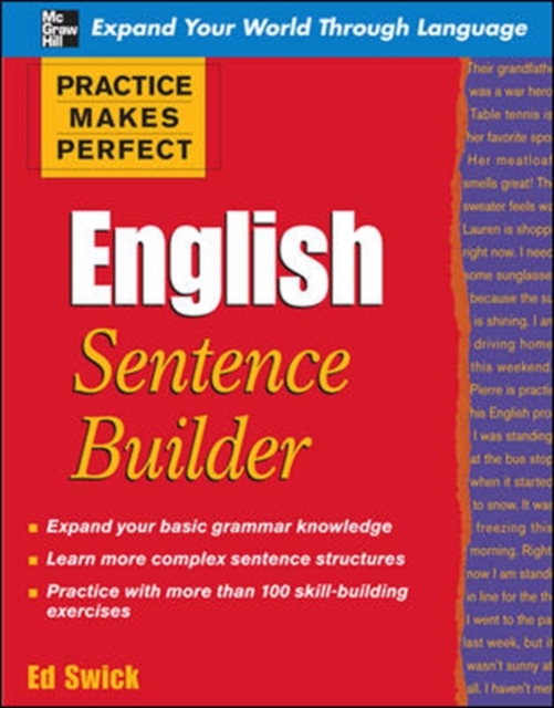 Practice Makes Perfect English Sentence Builder, EPUB eBook