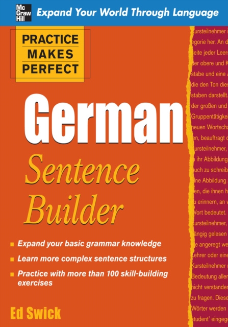 Practice Makes Perfect German Sentence Builder, EPUB eBook