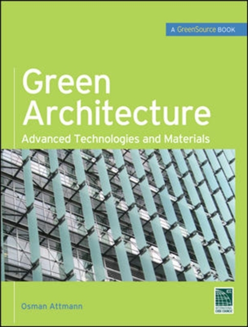 Green Architecture (GreenSource Books), Hardback Book