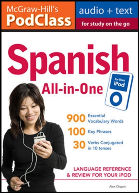 McGraw-Hill's PodClass Spanish All-in-One Study Guide (MP3 Disk), CD-Extra Book