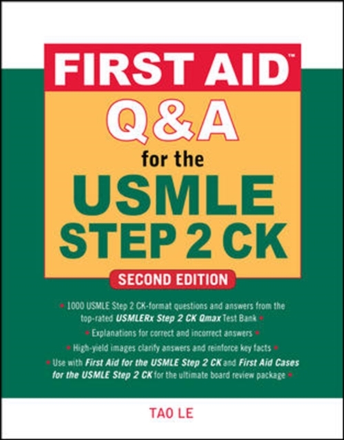 First Aid Q&A for the USMLE Step 2 CK, Second Edition, EPUB eBook