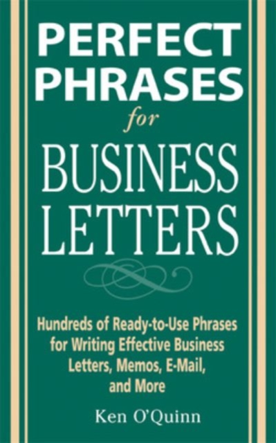 Perfect Phrases for Business Letters, EPUB eBook