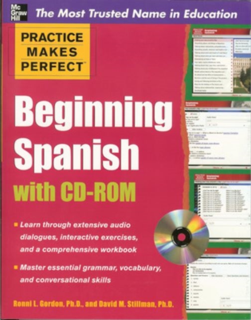 Practice Makes Perfect Beginning Spanish with CD-ROM, Book Book