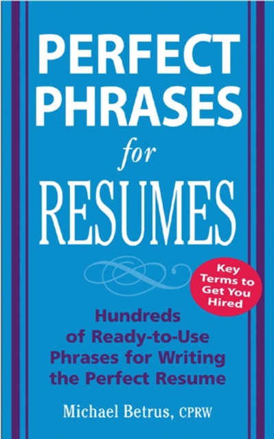 Perfect Phrases for Resumes, EPUB eBook