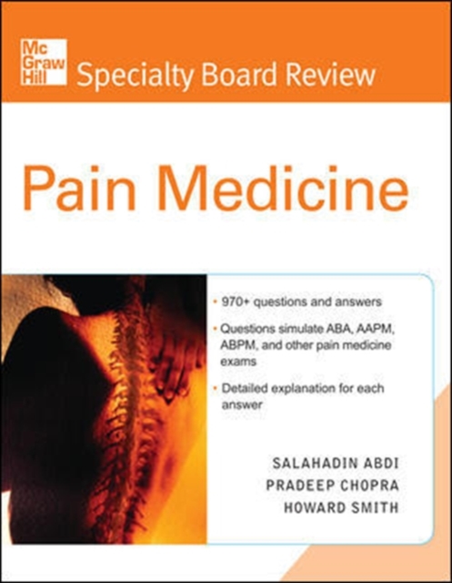 McGraw-Hill Specialty Board Review Pain Medicine, EPUB eBook