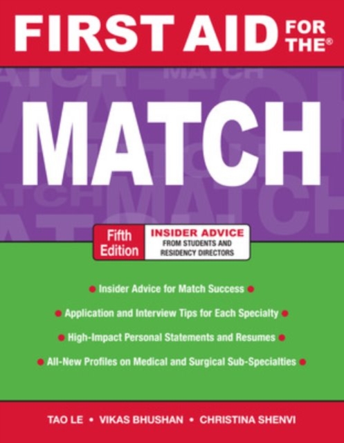 First Aid for the Match, Fifth Edition, EPUB eBook