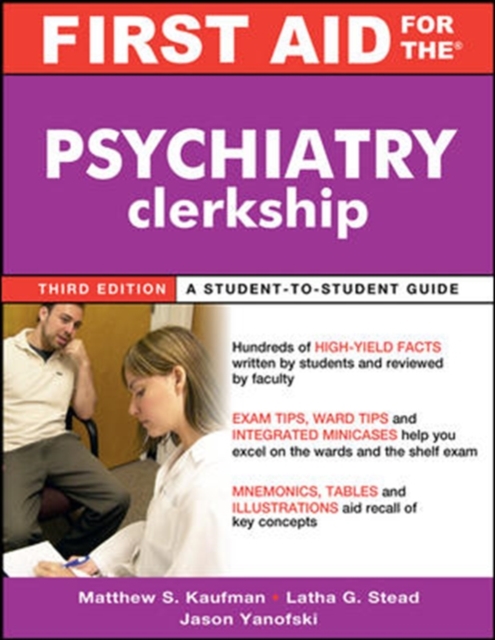 First Aid for the Psychiatry Clerkship, Third Edition, EPUB eBook