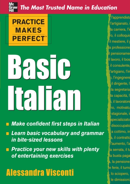 Practice Makes Perfect Basic Italian, EPUB eBook