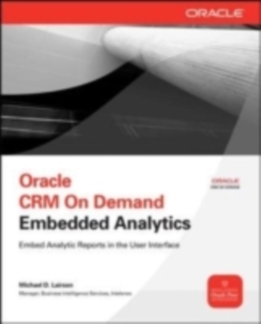 Oracle CRM On Demand Embedded Analytics, EPUB eBook