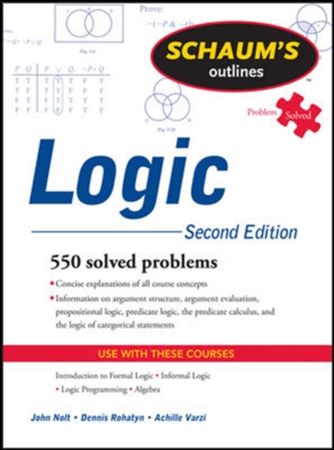 Schaum's Outline of Logic, Second Edition, Paperback / softback Book