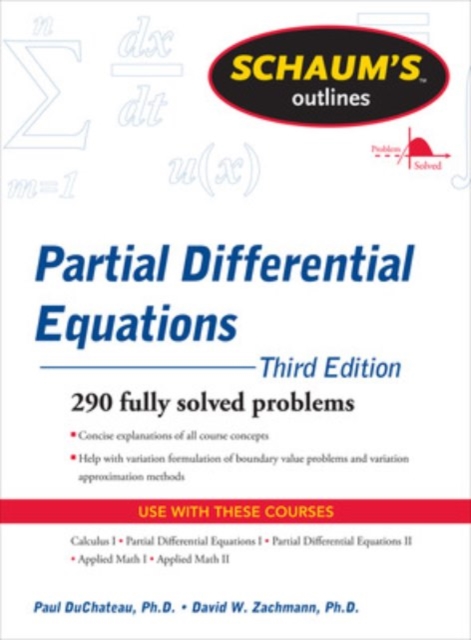 Schaum's Outline of Partial Differential Equations, Paperback / softback Book