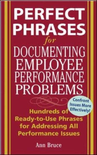 Perfect Phrases for Documenting Employee Performance Problems, EPUB eBook