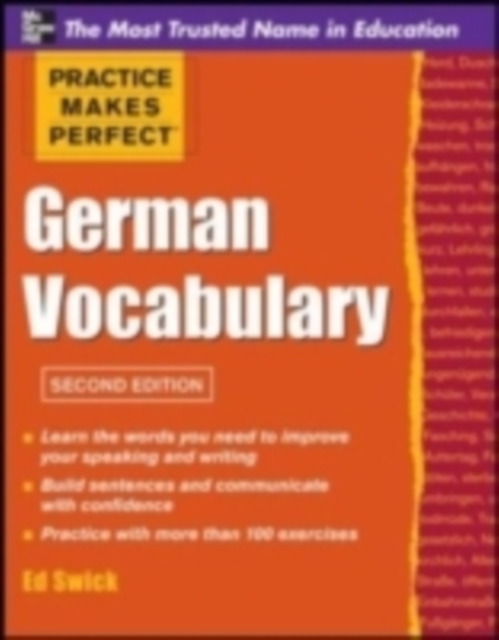 Practice Makes Perfect German Vocabulary, EPUB eBook