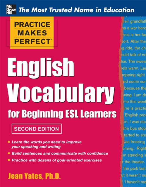 Practice Makes Perfect English Vocabulary for Beginning ESL Learners, EPUB eBook